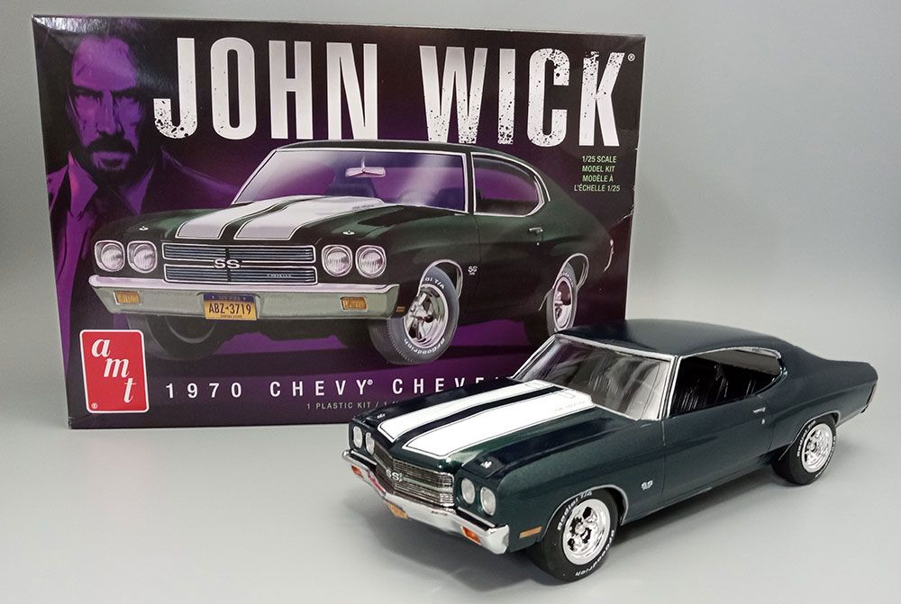 AMT 1/25 1970 Chevy Chevelle John Wick – image 12