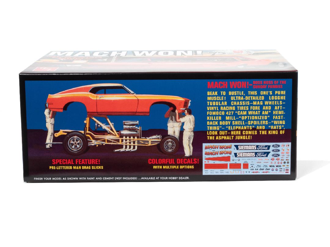 AMT 1/25 1970 Ford Mustang Funny Car Mach Won – image 2