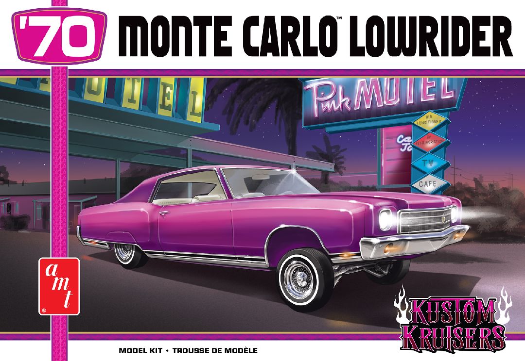 AMT 1/25 1970 Chevy Monte Carlo Lowrider Model Kit (Level 2) – image 13