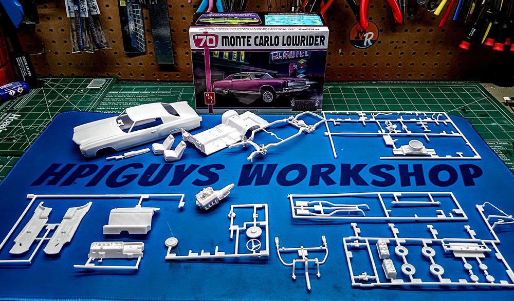 AMT 1/25 1970 Chevy Monte Carlo Lowrider Model Kit (Level 2) – image 15