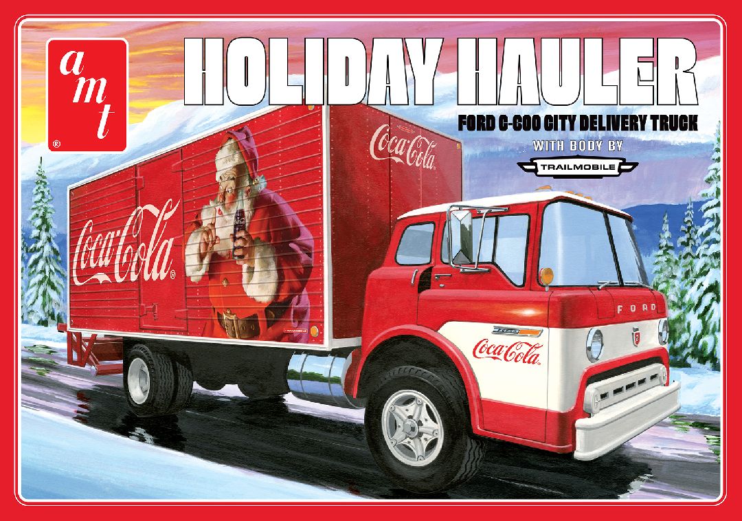 AMT 1/25 Ford C-600 City Holiday Delivery Truck Coca-Cola – image 2