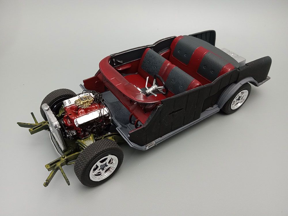 AMT 1/25 1957 Chevy Bel Air Street Machine Model Kit (Level 2) – image 3