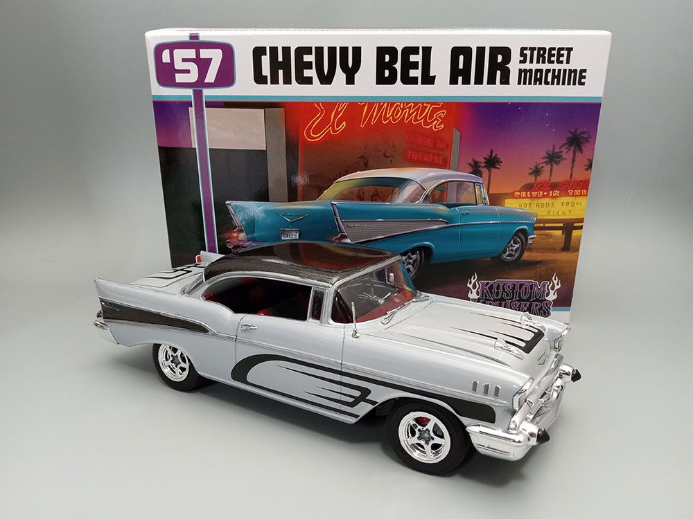 AMT 1/25 1957 Chevy Bel Air Street Machine Model Kit (Level 2) – image 7