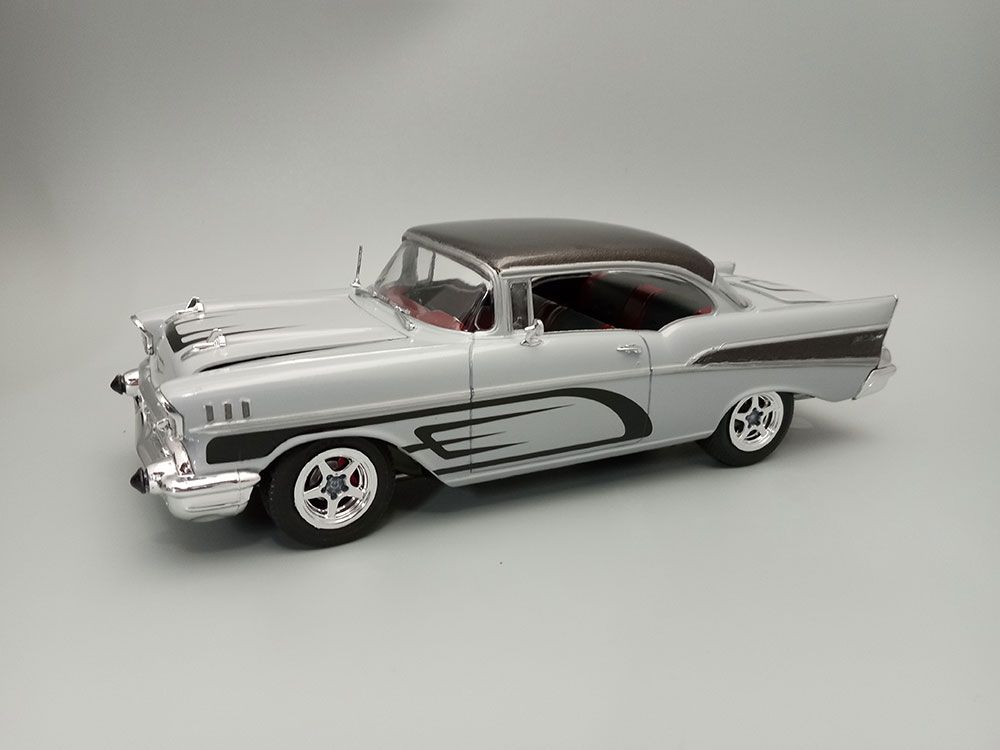 AMT 1/25 1957 Chevy Bel Air Street Machine Model Kit (Level 2) – image 10