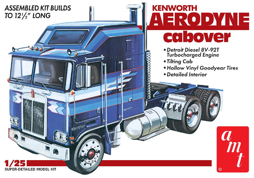 AMT 1/25 Kenworth Aerodyne Cabover (Level 2) – image 2