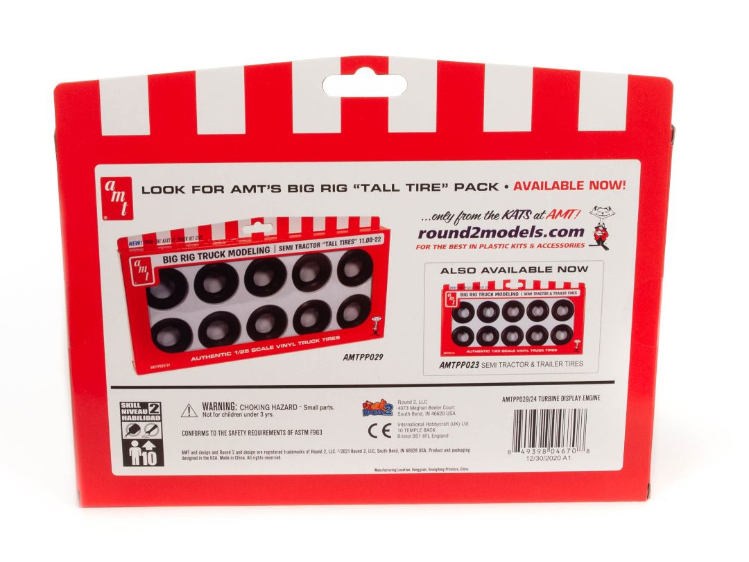 AMT 1/25 Big Rig Turbine Engine Parts Pack – image 2