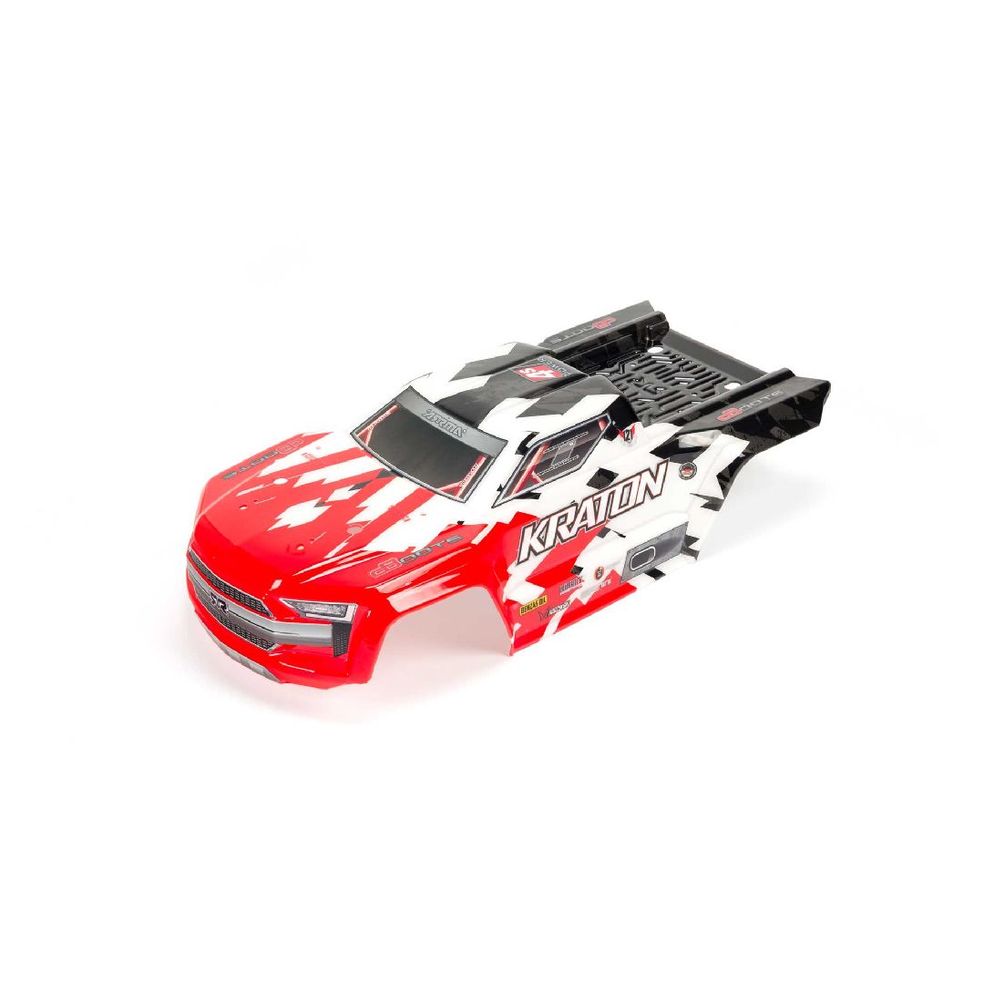 Arrma AR402215 Kraton 4x4 BLX Painted Decaled Body - Red – image 2