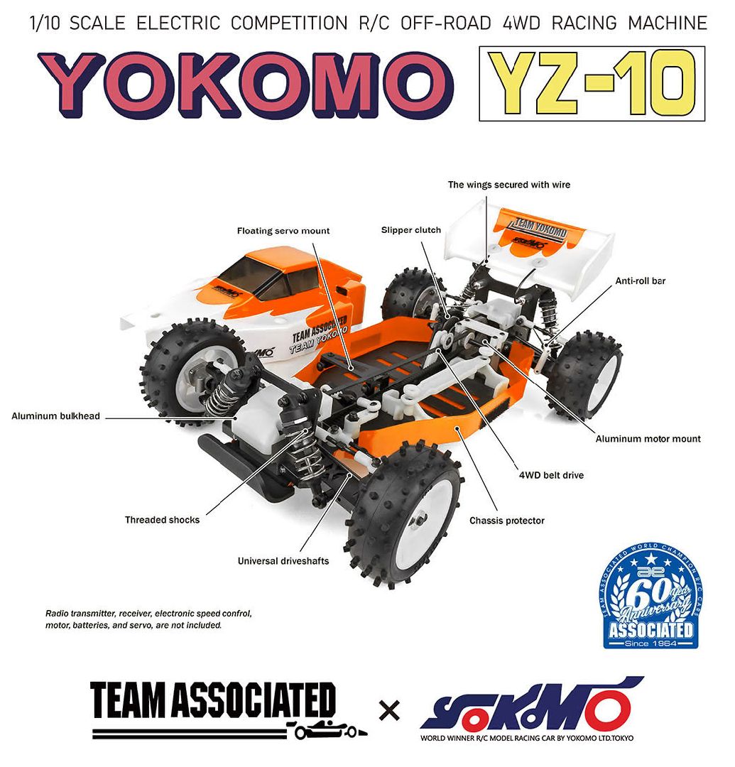 Team Associated 1/10 Yokomo YZ-10 4x4 Kit thumbnail 5