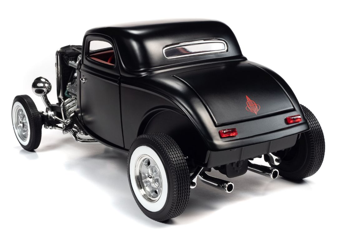 Auto World 1/18 1934 Ford 3 Window Coupe High Boy Hot Rod - Blk – image 3
