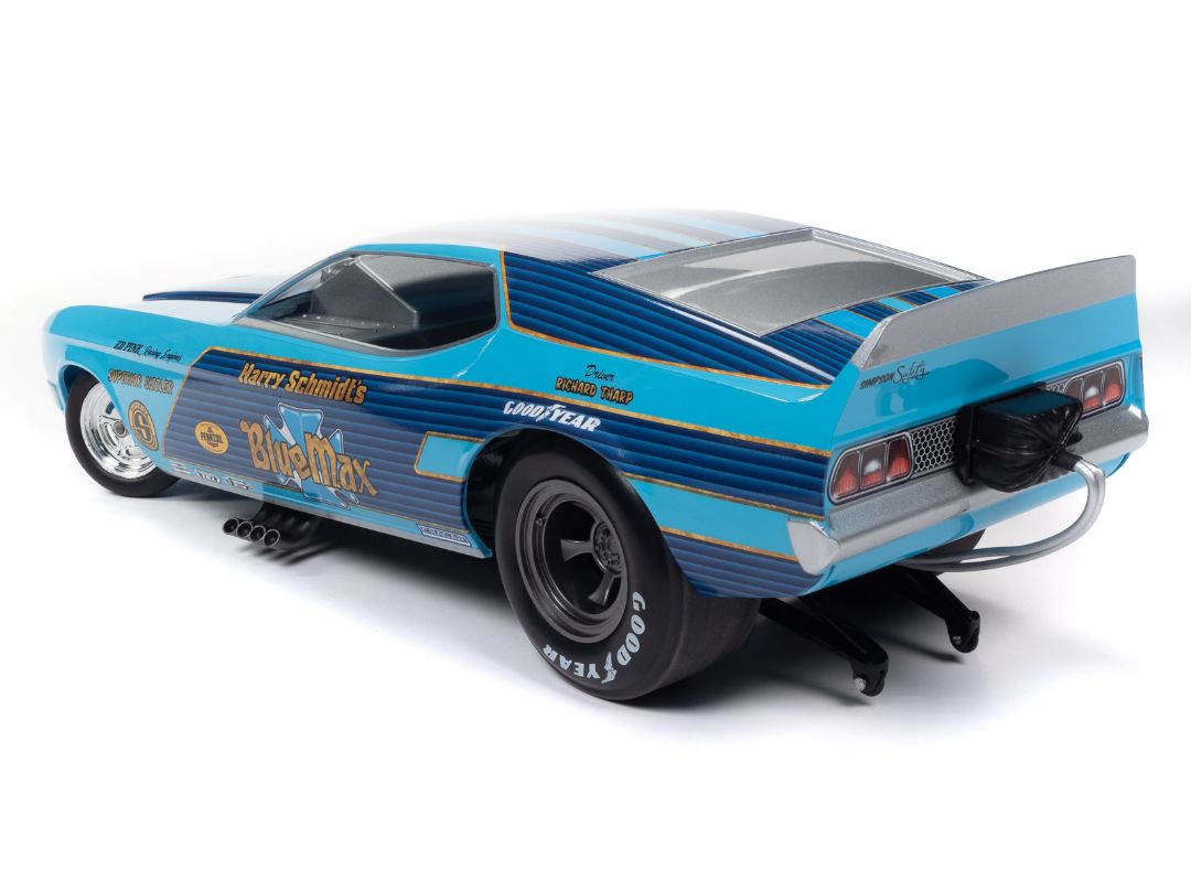 Auto World 1/18 Blue Max 1973 Ford Mustang Funny Car - Blue – image 11
