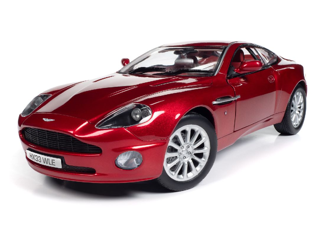Auto World 1/18 2005 Aston Martin V12 Vanquish S - Toro Red Mica – image 2