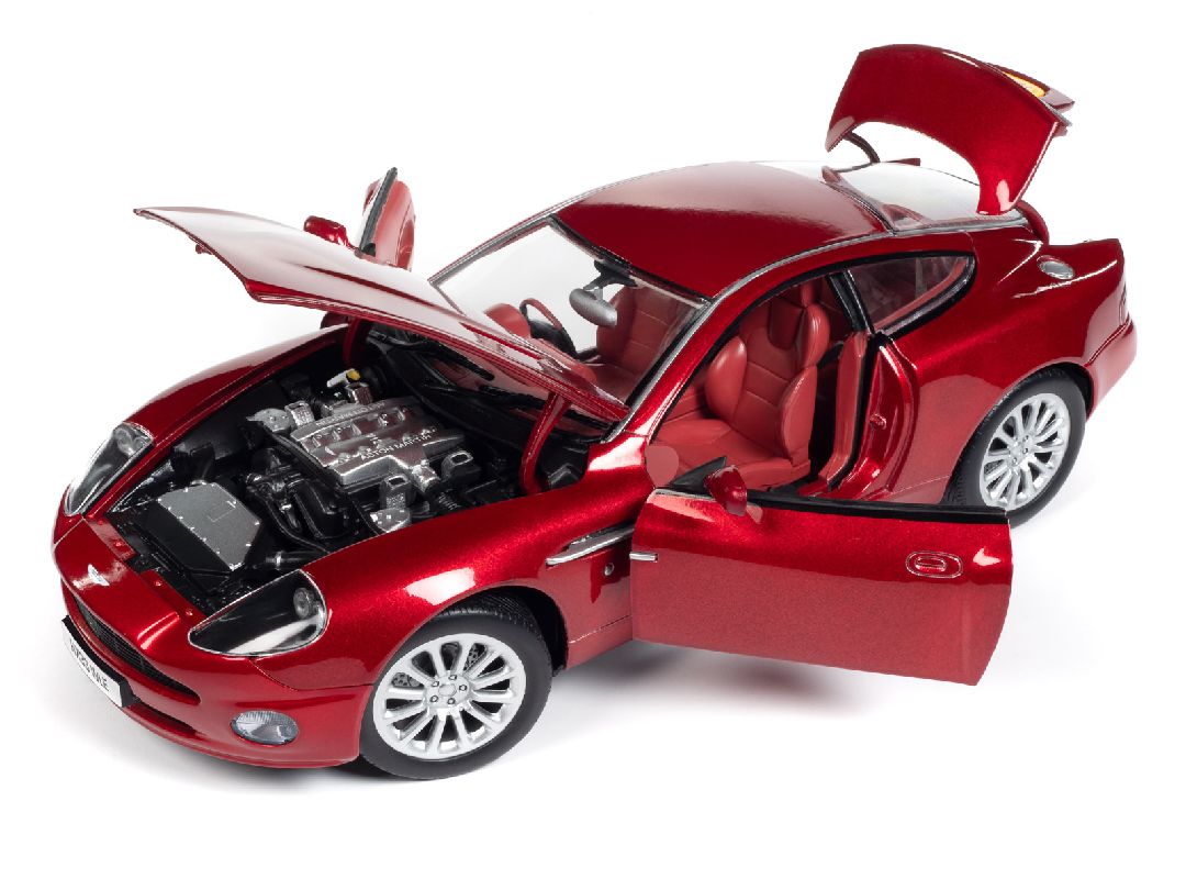 Auto World 1/18 2005 Aston Martin V12 Vanquish S - Toro Red Mica – image 11