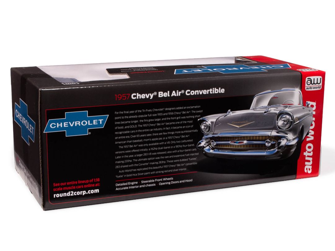 Auto World 1/18 1957 Chevrolet Bel Air Convertible – image 11