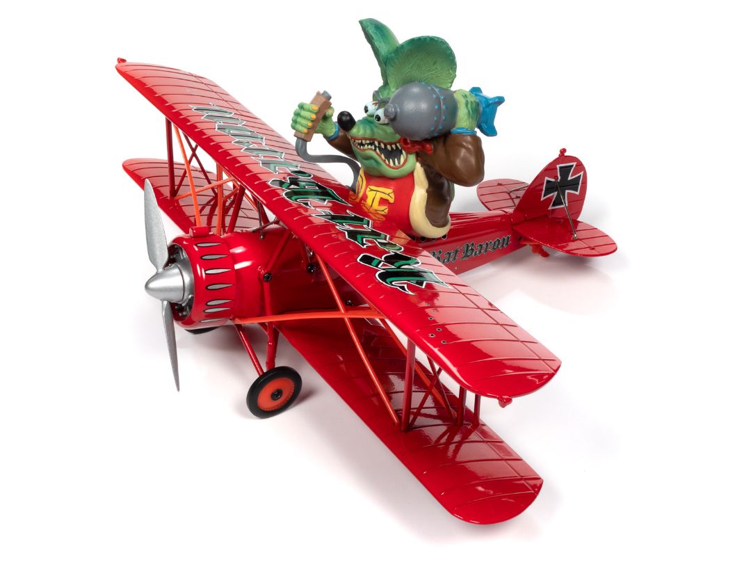 Auto World 1/30 1929 Waco Straight Wing Rat Fink "Rat Baron" – image 8