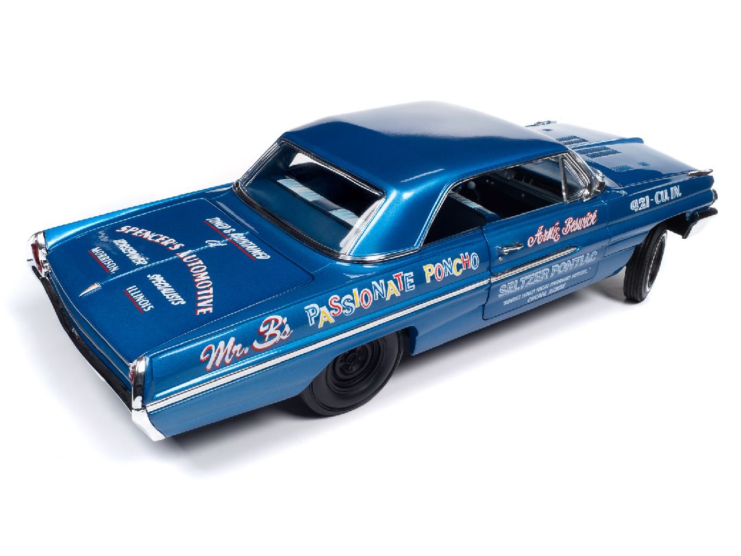 Auto World 1/18 1962 Pontiac Catalina HT Legends 1/4 Mile – image 3