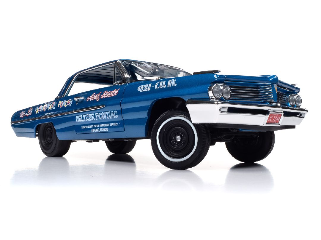 Auto World 1/18 1962 Pontiac Catalina HT Legends 1/4 Mile – image 5