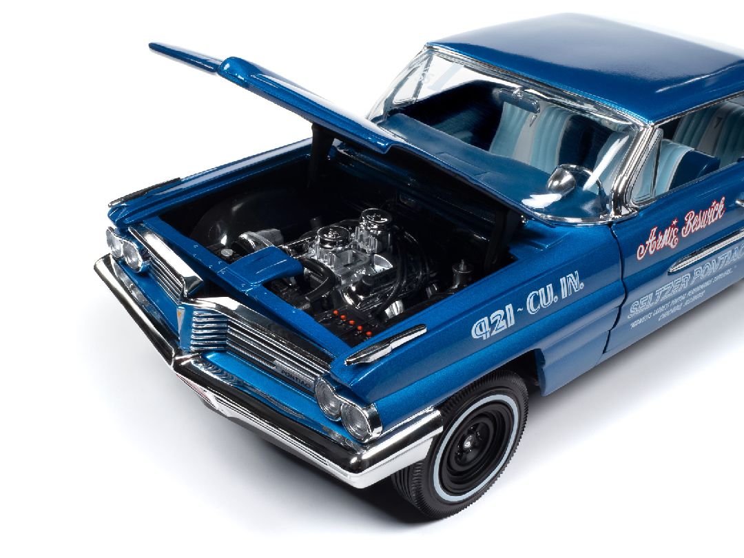 Auto World 1/18 1962 Pontiac Catalina HT Legends 1/4 Mile – image 11