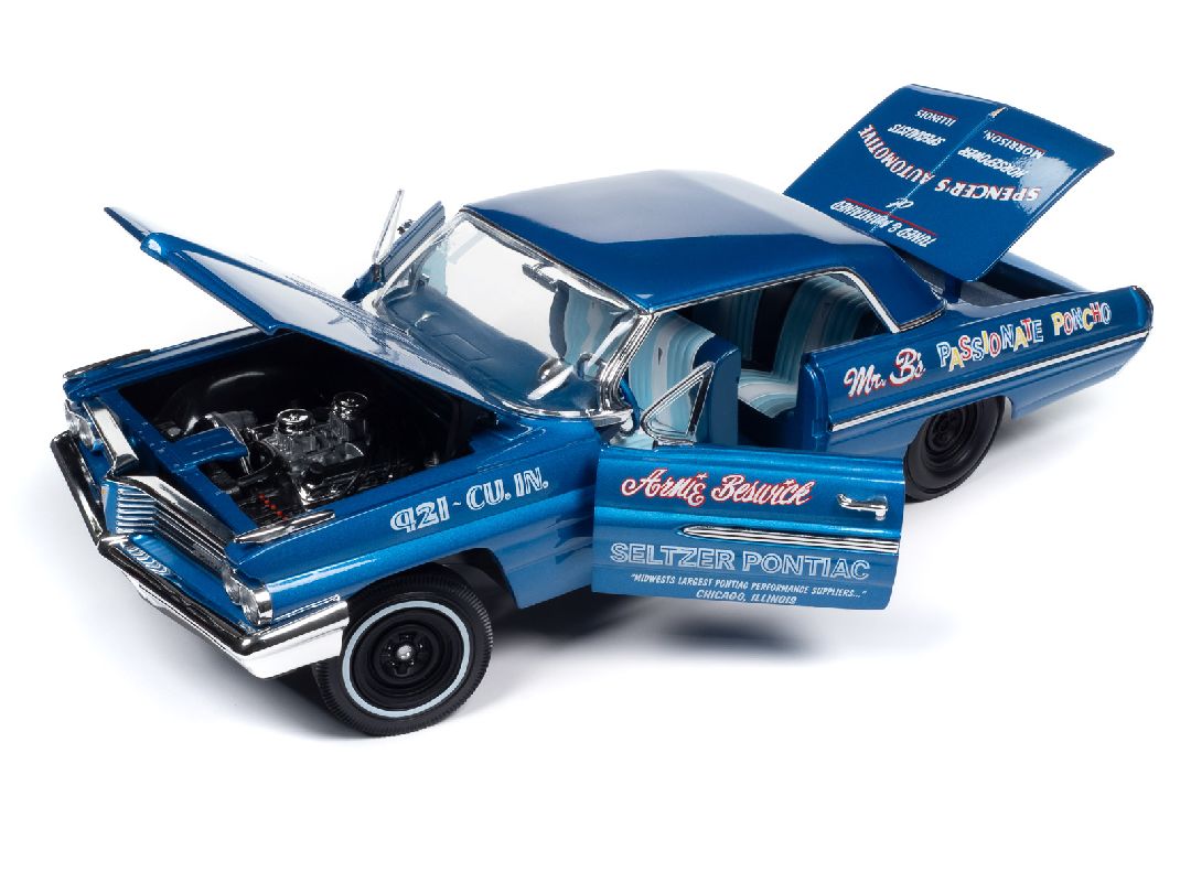 Auto World 1/18 1962 Pontiac Catalina HT Legends 1/4 Mile – image 12