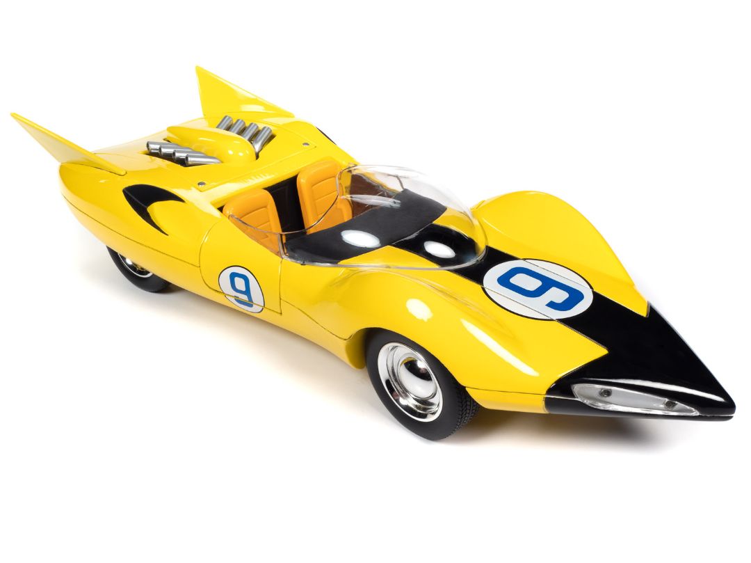 Auto World 1/18 Speed Racer Shooting Star with Racer X Figure – image 7