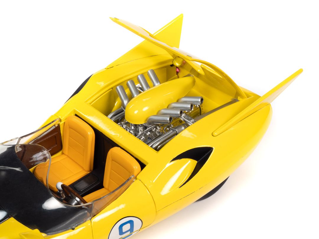 Auto World 1/18 Speed Racer Shooting Star with Racer X Figure – image 9