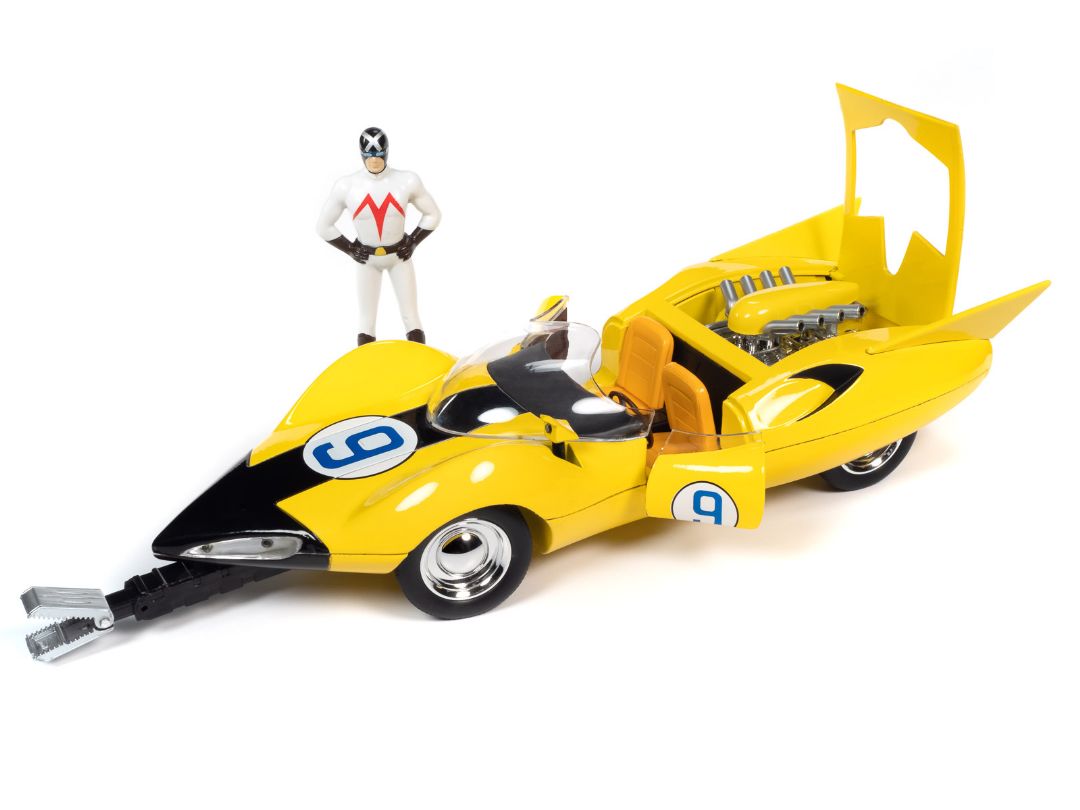 Auto World 1/18 Speed Racer Shooting Star with Racer X Figure – image 12