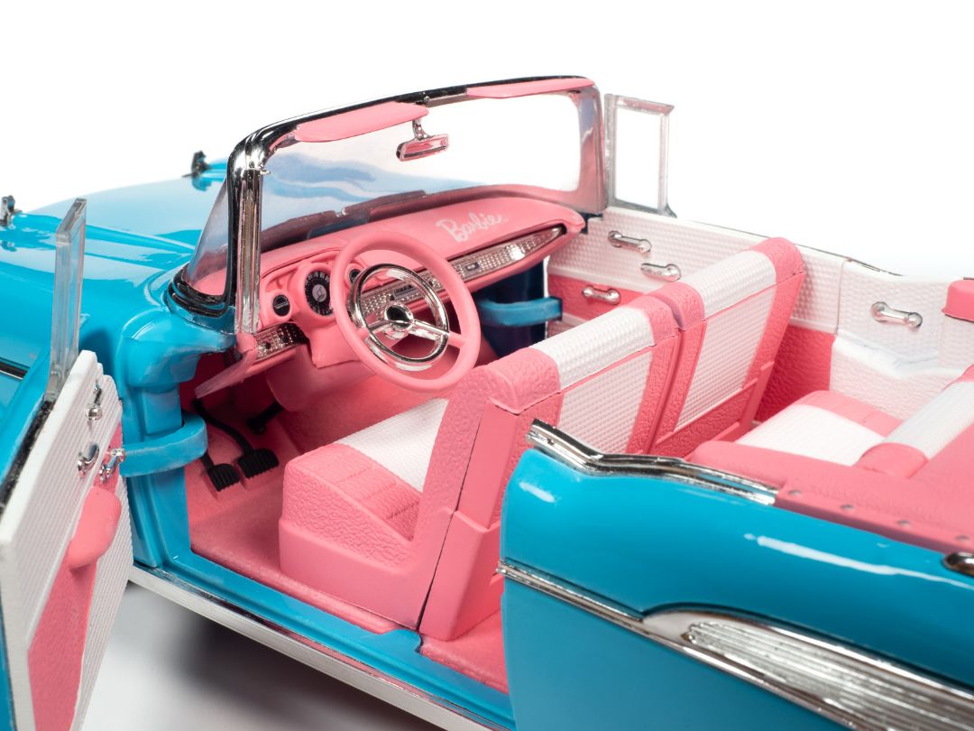 Auto World 1/18 Barbie 1957 Chevy Bel Air - Aqua Blue – image 4