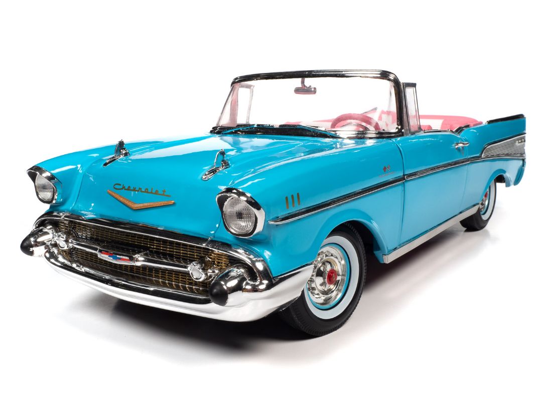 Auto World 1/18 Barbie 1957 Chevy Bel Air - Aqua Blue – image 9