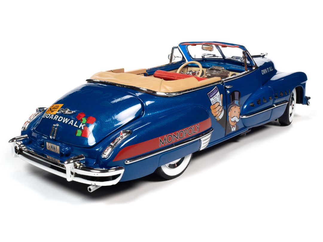 Auto World 1/18 Monopoly 1947 Cadillac Convertible with Figure – image 8