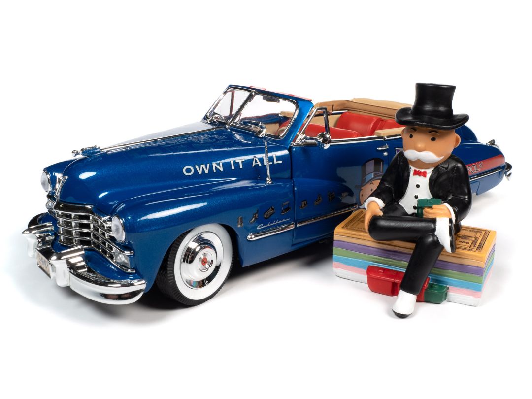 Auto World 1/18 Monopoly 1947 Cadillac Convertible with Figure – image 16