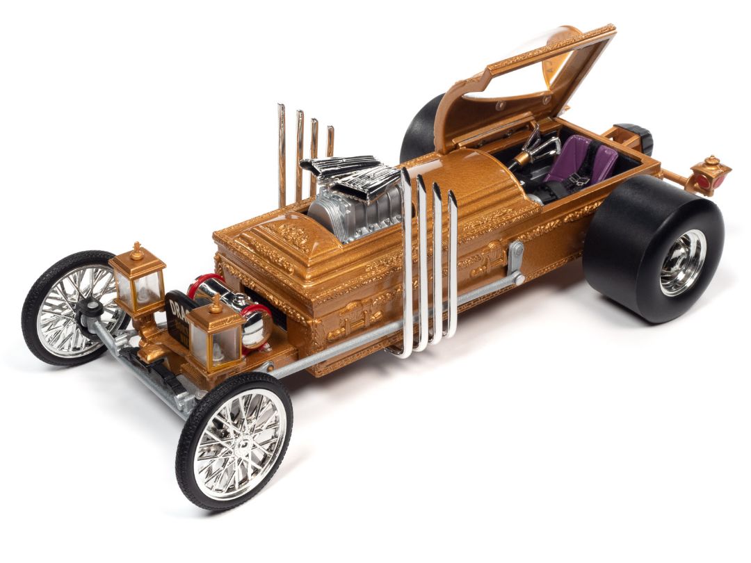 Auto World 1/18 George Barris Dragula - Gold – image 9