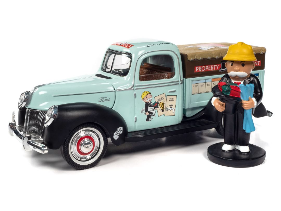 Auto World 1/18 Monopoly 1940 Ford Property Management Truck – image 4