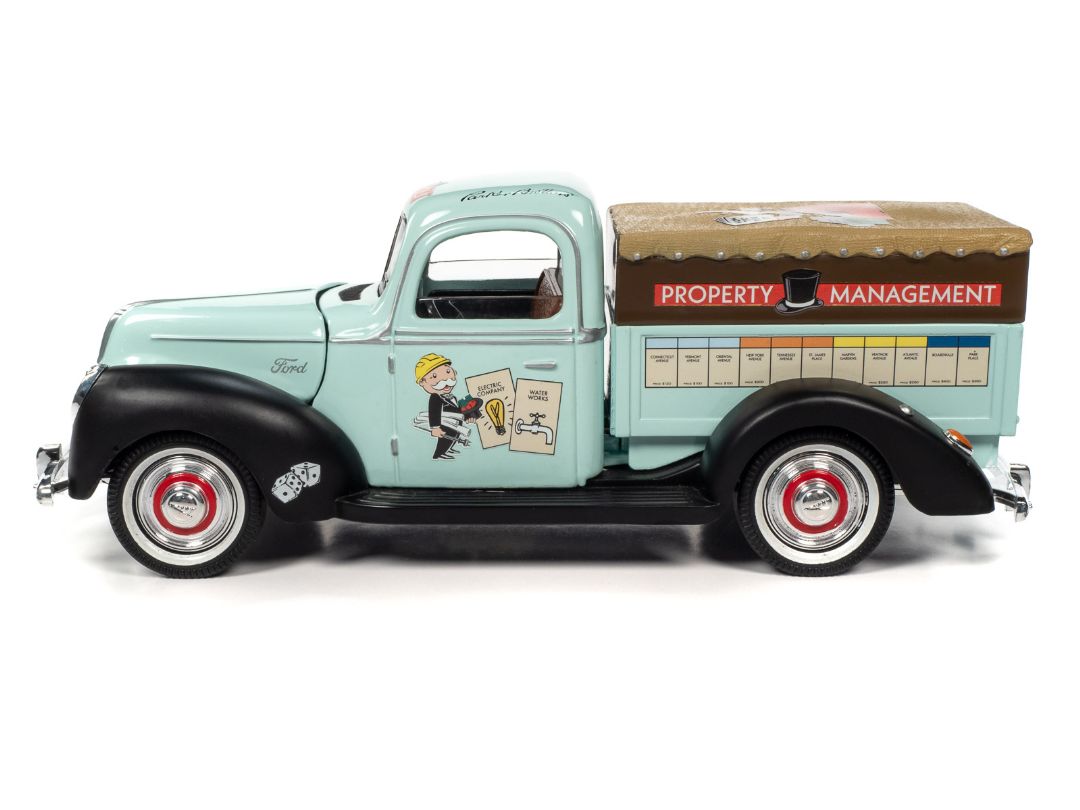 Auto World 1/18 Monopoly 1940 Ford Property Management Truck – image 7