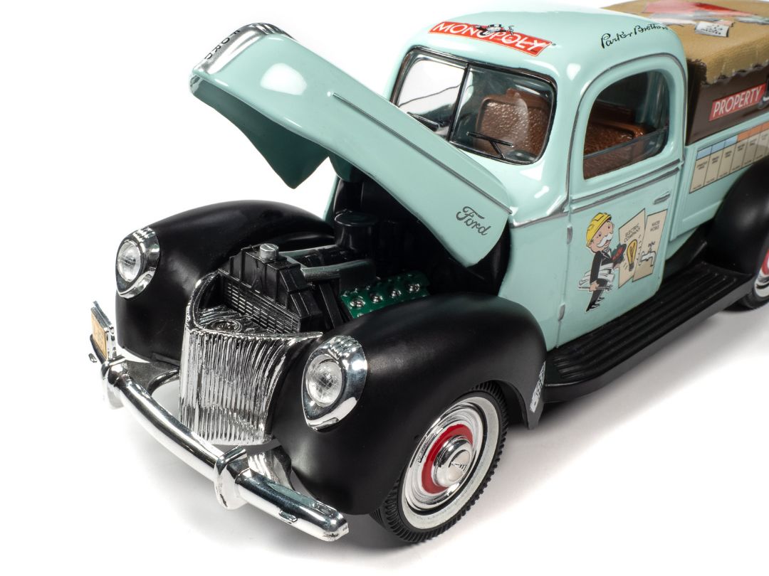 Auto World 1/18 Monopoly 1940 Ford Property Management Truck – image 12