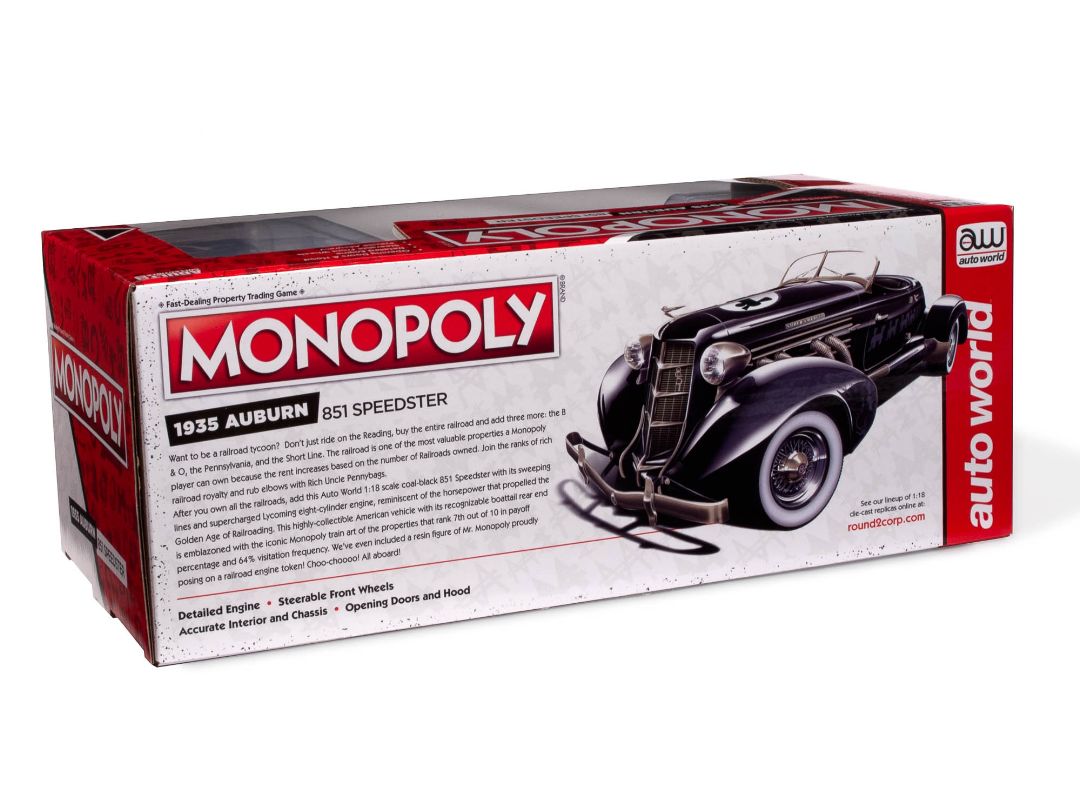 Auto World 1/18 1935 Auburn 851 Speedster Monopoly – image 2