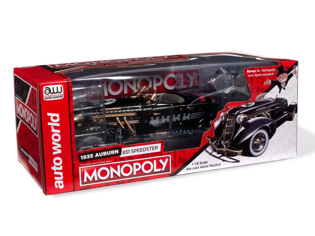 Auto World 1/18 1935 Auburn 851 Speedster Monopoly – image 3