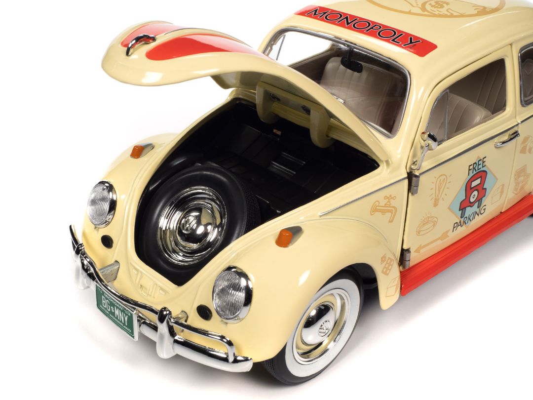 Auto World 1/18 1963 Volkswagen Beetle Monopoly Free Parking – image 10