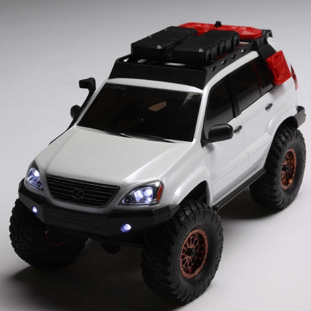 Axial 1/24 SCX24 Lexus GX 470 4X4 RTR - White – image 5