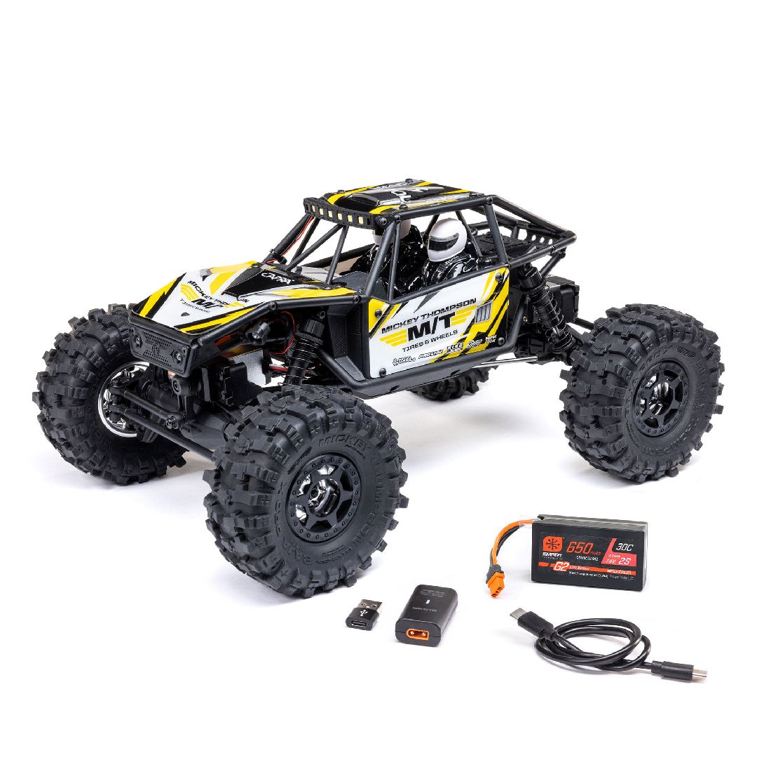 Axial 1/18 UTB18 Capra 4WS 4x4 RTR - Yellow – image 4