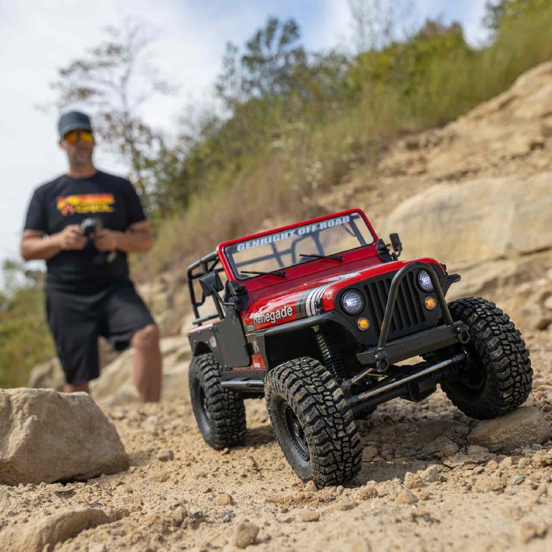 Axial 1/10 SCX10 III Jeep CJ-7 4x4 RTR - Red – image 2