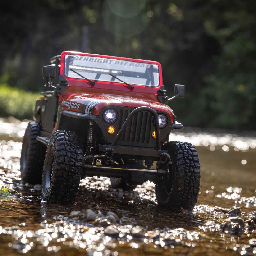 Axial 1/10 SCX10 III Jeep CJ-7 4x4 RTR - Red – image 5