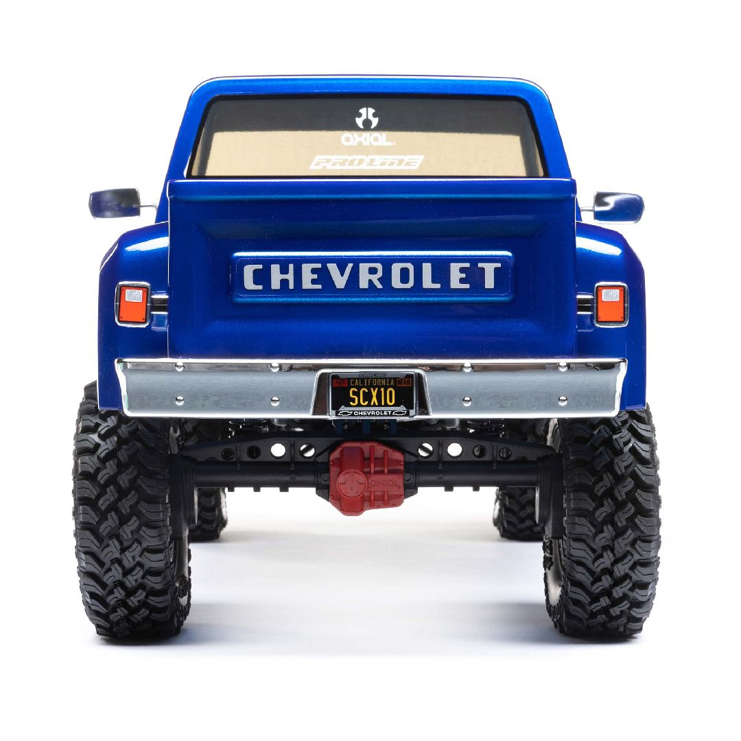Axial 1/10 SCX10 III Base Camp Chevy K10 Brushed 4x4 RTR - Blue – image 4