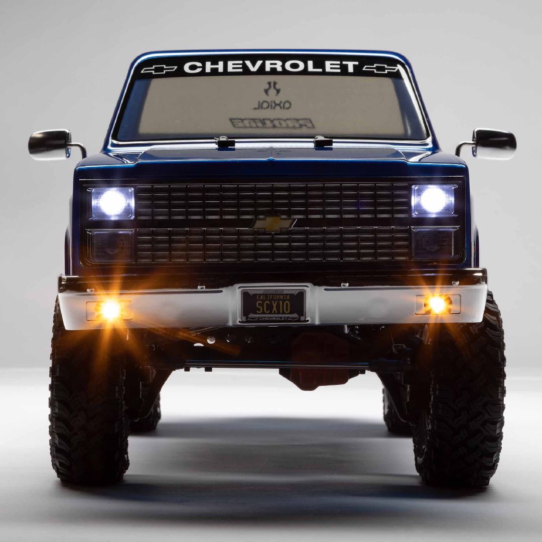 Axial 1/10 SCX10 III Base Camp Chevy K10 Brushed 4x4 RTR - Blue – image 6
