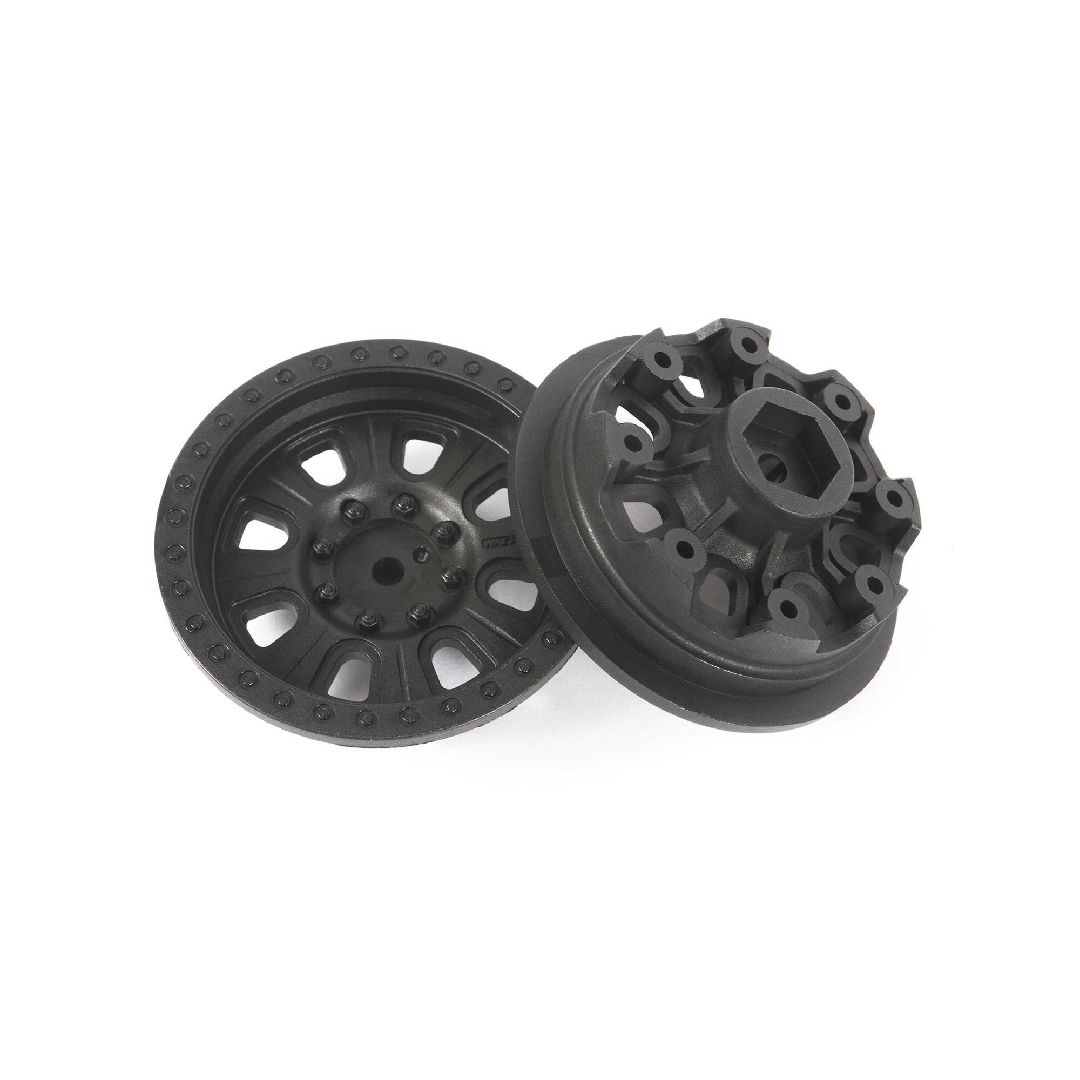 Axial 1.9 3pc. Raceline Monster Beadlock Wheels Blk (2) – image 2