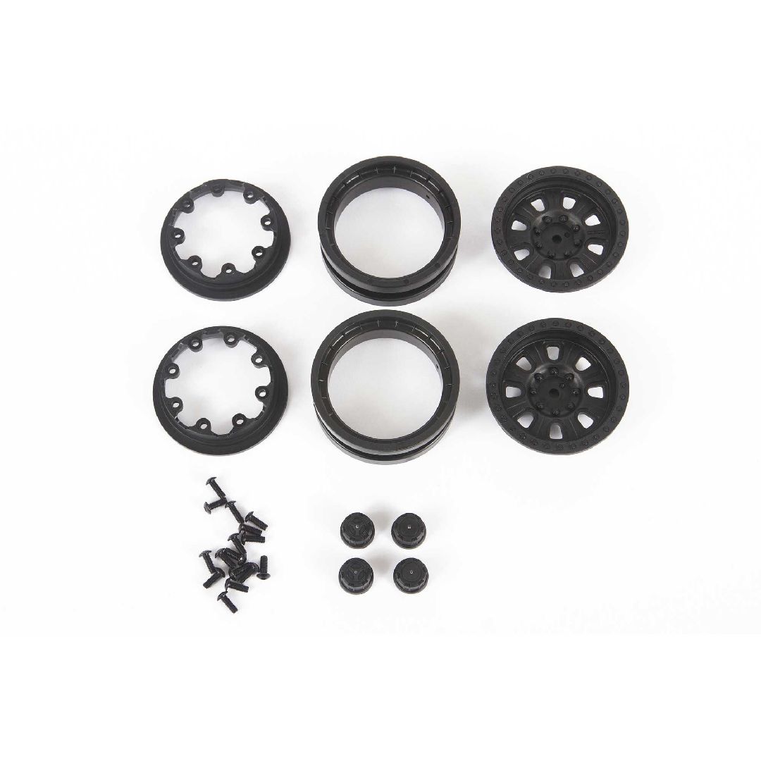 Axial 1.9 3pc. Raceline Monster Beadlock Wheels Blk (2) – image 5