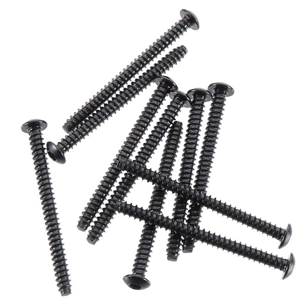 Axial AXA0442 Hex Socket Tapping Button Head M3x35mm Black (10) – image 2