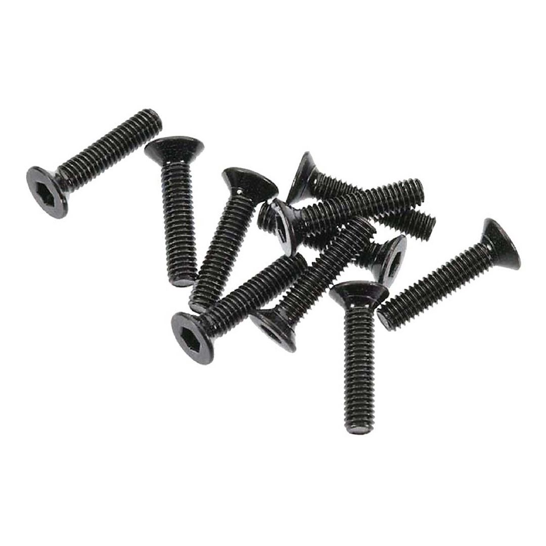 Axial AXA0055 Flat Head Screw M2.6x12mm Black (10) – image 2