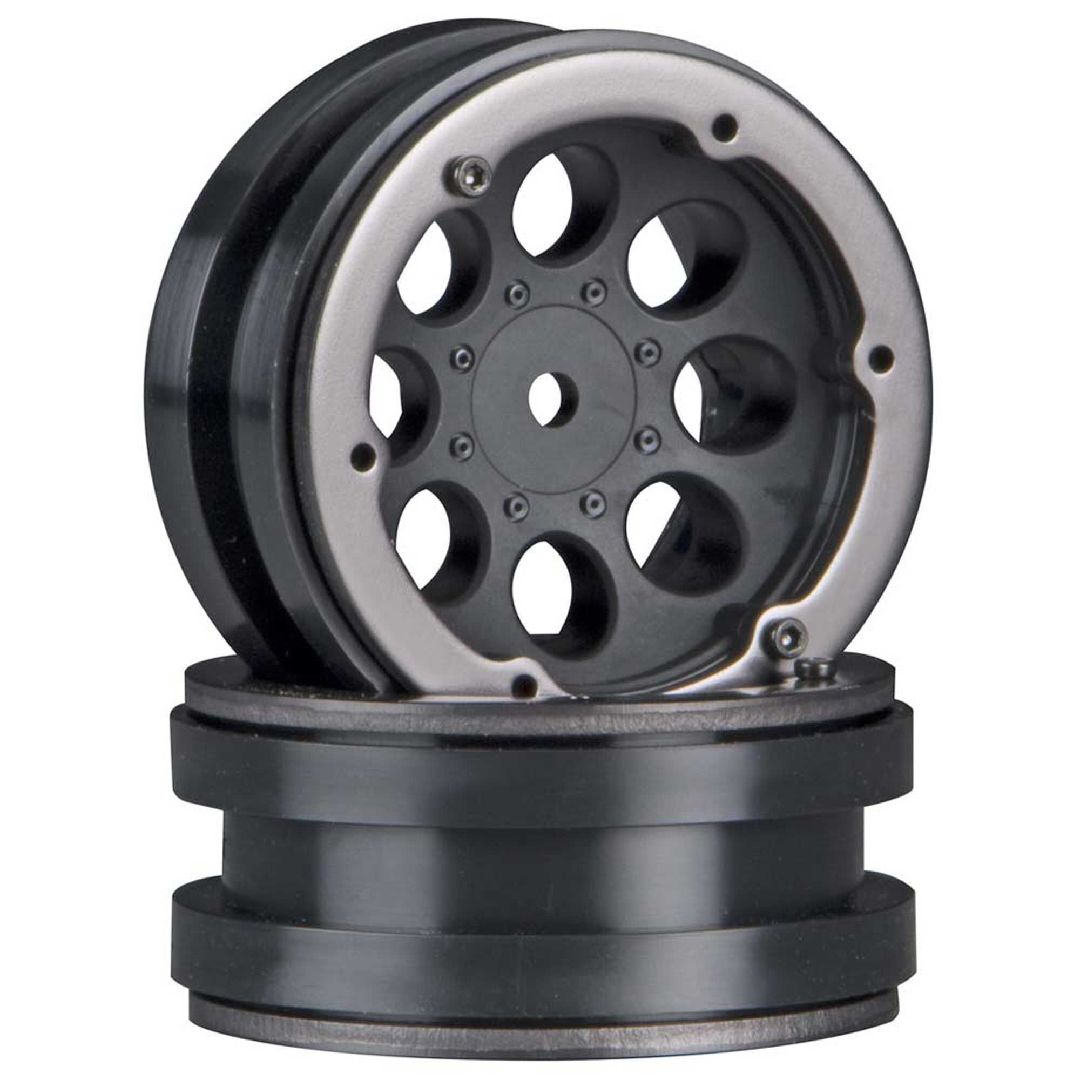 Axial AX8087 8-Hole 1.9 Beadlock Wheel Black (2) – image 2
