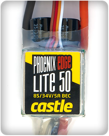 Castle Phoenix Edge Lite 100 25V 100A ESC w/ 5A BEC thumbnail 1