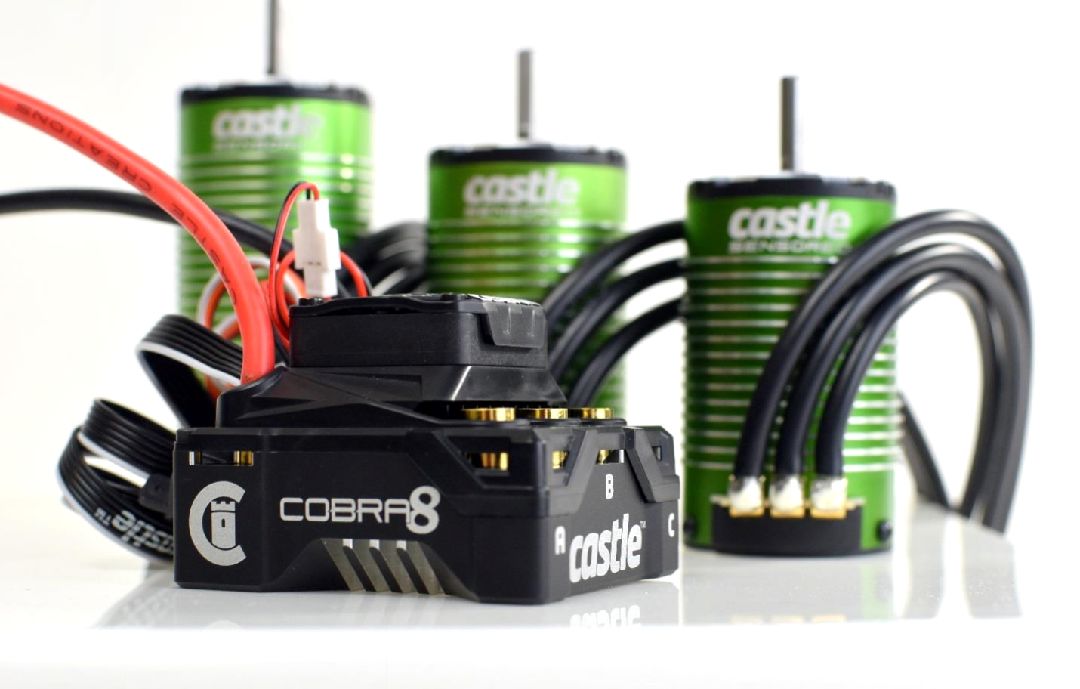 Castle Creations Cobra 8 ESC w/Limited Edition Gold 2200KV V2 thumbnail 2