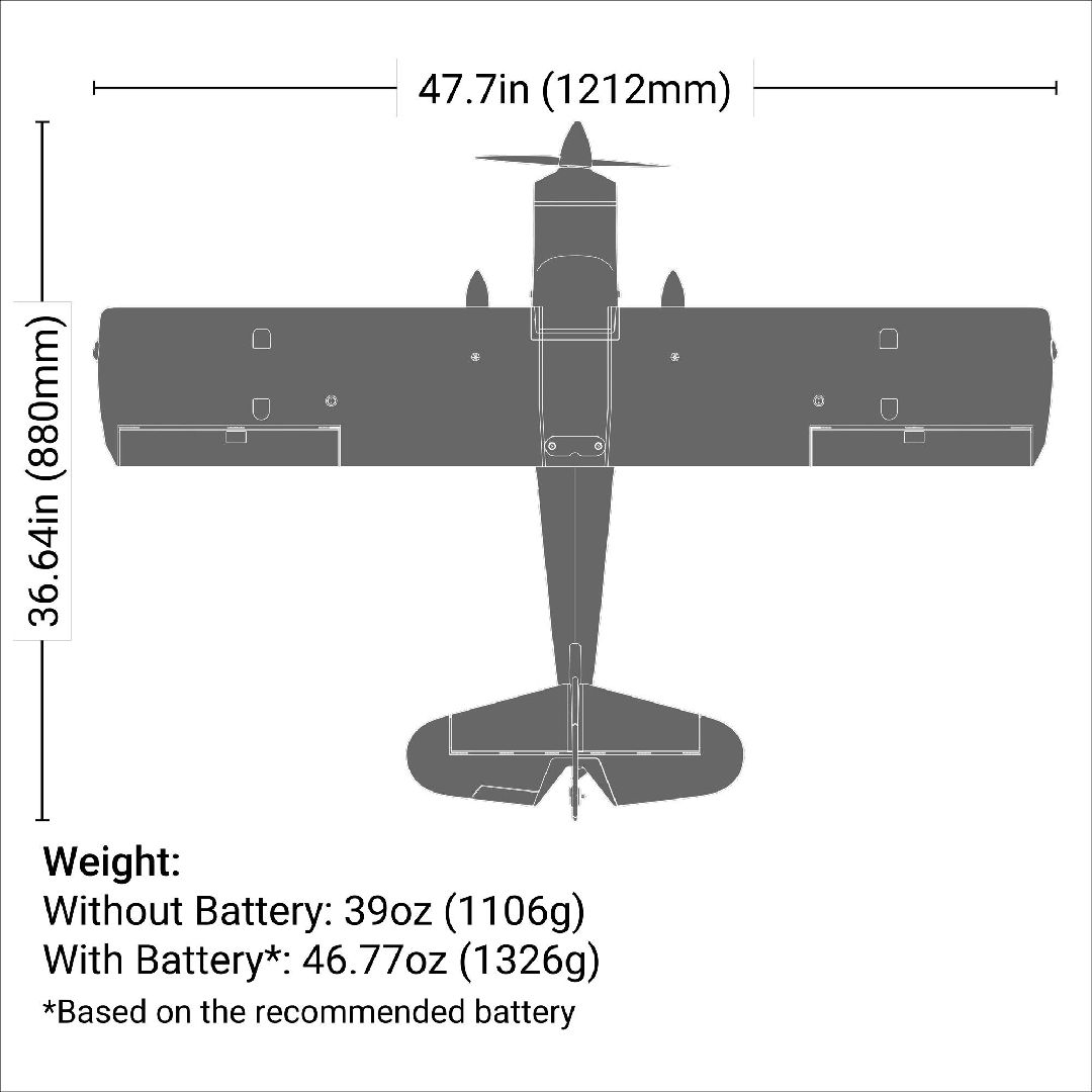 E-Flite Decathlon 1.2m with Smart PNP – image 2
